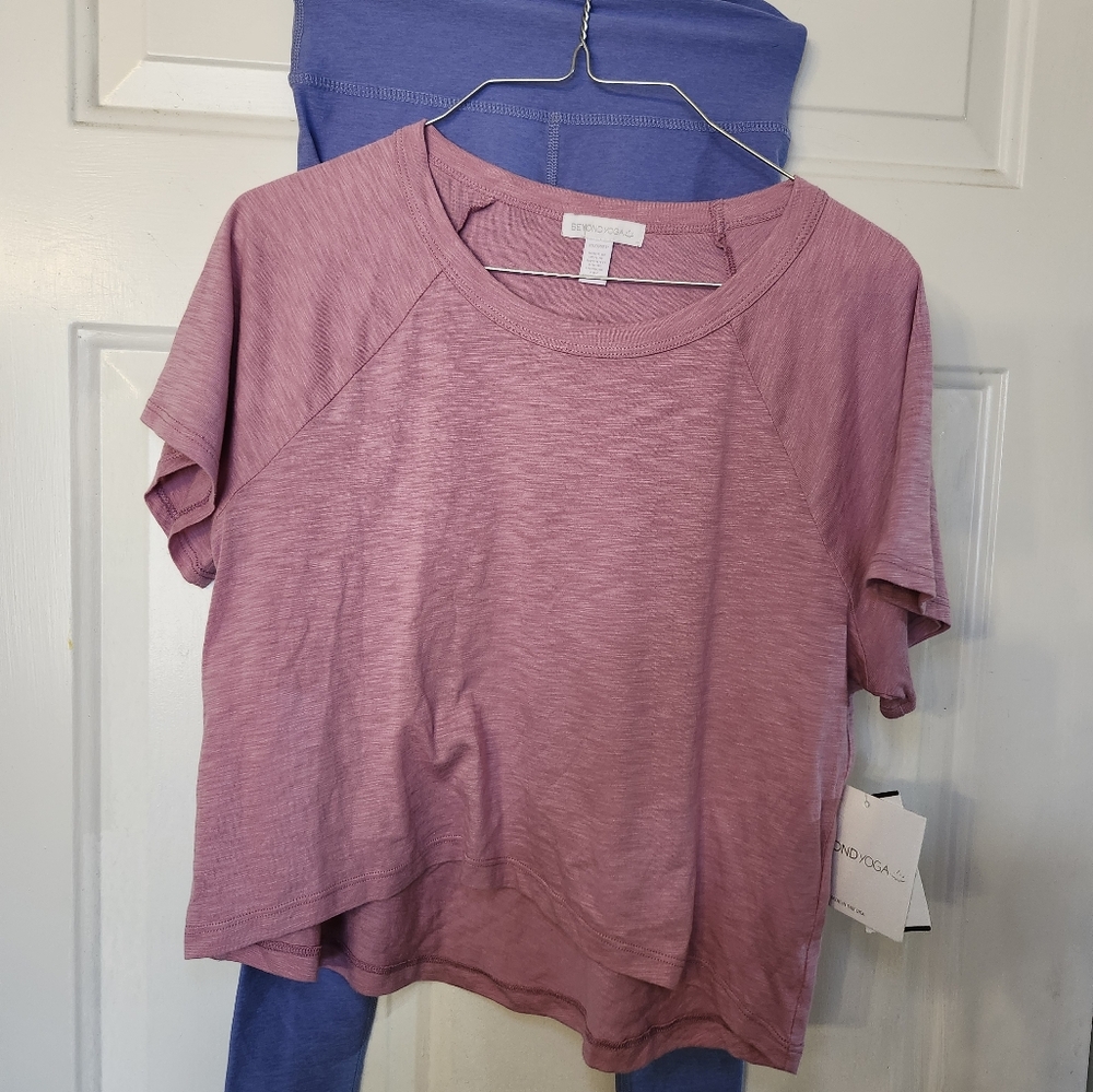 Pink Short Sleeve Top And Pants